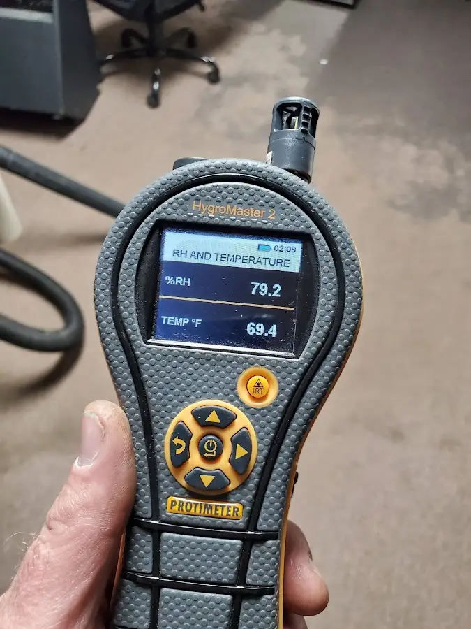 Moisture meter humidity assessment for Mold Remediation & Removal in Moundsville