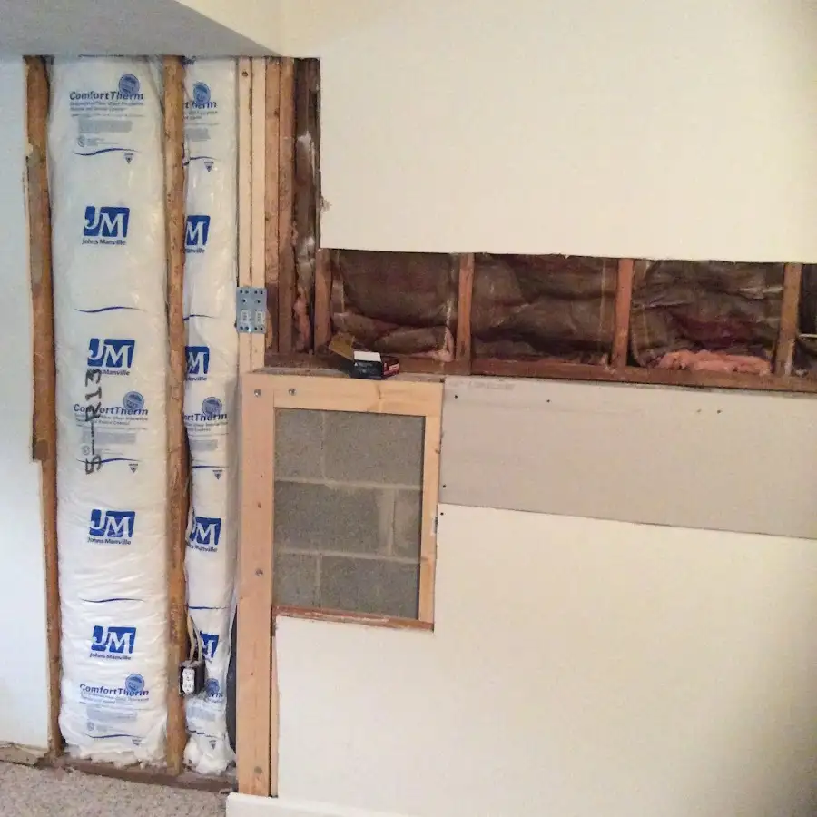 Wall insulation replacement during Odor Removal & Deodorization in Moundsville